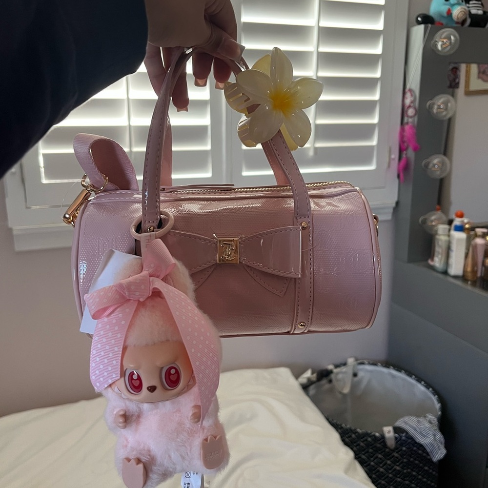 juicy pink barrel bag
